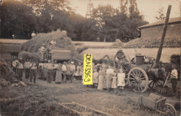 VANCIA (Ain) Près Miribel, Rillieux-la-Pape - Machine à Battre à Côté De Chez Lhuillier - Carte-Photo, écrit (2 Scans) - Zonder Classificatie