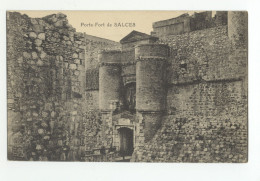 66/CPA - Porte - Fort De Salces - Salses