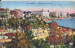 *CPA - 06 - CANNES - L'Esplanade Et Les Hôtels - Colorisée - Cannes