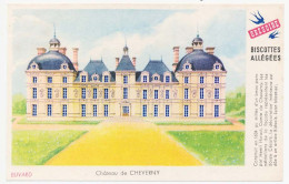 Buvard 14.9 X 9.5 Biscottes Allégées GREGOIRE Château De Cheverny - Biscotti