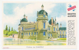 Buvard 14.9 X 9.5 Biscottes Allégées GREGOIRE Château De Chantilly - Biscotti