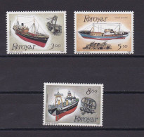 FEROE 1987 TIMBRE N°145/47 NEUF** BATEAUX - Féroé (Iles)