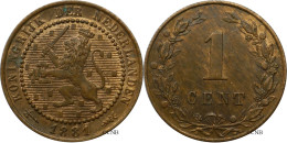 Pays-Bas - Royaume - Guillaume III - 1 Cent 1881 - SUP/AU58 - Mon5832 - 1849-1890 : Willem III