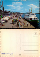 Ansichtskarte St. Pauli-Hamburg Landungsbrücken Fahrgastschiff 1970 - Sonstige & Ohne Zuordnung