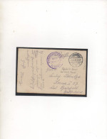ALLEMAGNE,1915, CARTE PHOTO MILITAIRES, RESERVE-LAZARETT, KLEINROSSELN  - Prisoners Of War Mail