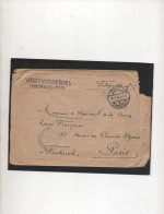 ALLEMAGNE,1916,SERVICE DES RECHERCHES MUNCHEBERG,( PRISONNIERS DE GUERRE),CROIX-ROUGE FRANCAISE, CENSURE - Gevangenenpost