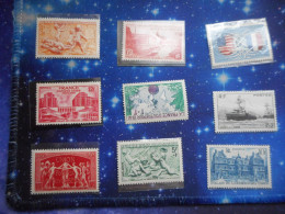 LOT 9 TIMBRES NEUFS - Ungebraucht