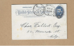 Los Vom 05.05  Ganzsache-Postkarte Aus Brooklyn  1893 - ...-1900