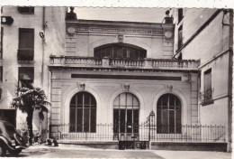 66. AMELIE LES BAINS. CPA. ETABLISSEMENT THERMAL "LES BAINS ROMAINS ". FACADE PRINCIPALE . ANNEE 1959 + TEXTE - Amélie-les-Bains-Palalda