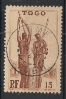 TOGO - 1941 - N°YT. 187 - Pilage Du Mil 15c - Oblitéré / Used - Gebruikt