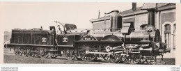 TRAINS VOIR DESCRIPTION Wagon Museon Di Rodo UZES N°658/659 Locomotive De Vitesse PLM Type 121 N°45 Ateliers De PARIS - Treinen