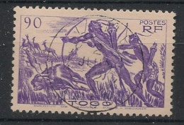 TOGO - 1941 - N°YT. 196 - Chasse à L'arc 90c - Oblitéré / Used - Usati