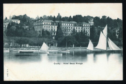 14834 - SUISSE - OUCHY - Hôtel Beau Rivage  - DOS NON DIVISE - Autres & Non Classés