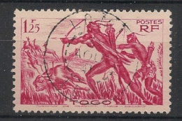 TOGO - 1941 - N°YT. 198 - Chasse à L'arc 1f25 - Oblitéré / Used - Used Stamps