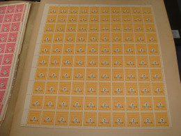 N°  709 En Feuille  De 100 Timbres Entières Neuves - Full Sheets