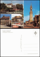 Konstanz Mehrbild-AK U.a. Obermarkt, Inselhotel Obermarkt, Bahnhofsturm 1990 - Konstanz