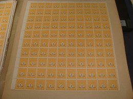 N°  709 En Feuille  De 100 Timbres Entières Neuves - Hojas Completas