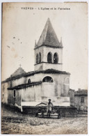 CPA Carte Postale / 69 Rhône, Trèves / Phototypie Goutagny / L'Église Et La Fontaine. - Andere & Zonder Classificatie