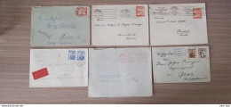 AUSTRIA (LOT-4) > 1933-48 POSTAL HISTORY > 6 Covers From 1st And 2nd Republic Periods - Other & Unclassified