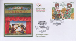 Enveloppe  FDC   1er  Jour   FRANCE    GUIGNOL   Des   CHAMPS - ELYSEES    2018 - 2010-2019