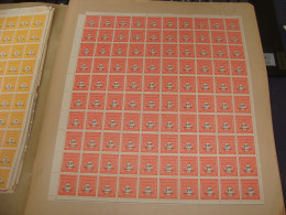 N°  708 En Feuille  De 100 Timbres Entières Neuves - Full Sheets