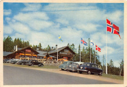 Oslo - Frognerseteren Restaurant - Autos Fiat 1500, Fiat 1100 - Norvège