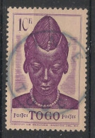 TOGO - 1942-44 - N°YT. 224 - Jeune Fille 10f - Oblitéré / Used - Gebruikt