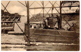 CPA-métier-charbonnage_01a_péniche  Déversement D'une Berline-Coalmine-Kohlenbe Rgwerk - Mines