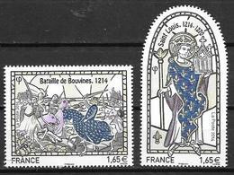 France 2014 N° 4857/4858 Neufs Issus Du Bloc Histoire à La Faciale - Unused Stamps