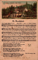 H2079 - Litho Anton Günther Liedkarte - Da Draakschänk ....Breitenbach Böhmen Erzgebirgisches Volkslied - Muziek