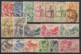 TOGO - 1947 - N°YT. 236 à 253 - Série Complète - Oblitéré / Used - Used Stamps