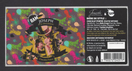 Etiquette De Bière Chocolat Porter -  Joseph Et La Chocolaterie  -   Brasserie BAM  à Marsac/L'Isle  (24) - Beer