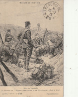 MILITARIA  Patriotique - Guerre 1914 - Dans La Tranchée Lecture Du " Bulletin Des Armées De La République " - Dessin - Patriotic