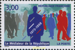 124578 MNH FRANCIA 1998 25 ANIVERSARIO DE LA FUNCION DE MEDIADOR DE LA REPUBLICA - Otros & Sin Clasificación