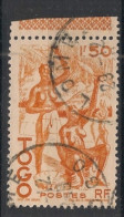 TOGO - 1947 - N°YT. 242 - Coton 1f50 Jaune - Oblitéré / Used - Usati
