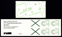 NIEDERLANDE - Markenheftchen , Booklet , Michel:  42   -   PB 42 A - Postzegelboekjes En Roltandingzegels