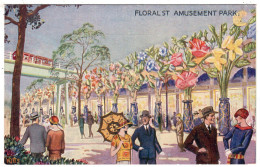 BRITISH EMPIRE EXHIBITION 1924 - Floral Street  Amusement Park - Artist Potts - Fleetway 38 - Expositions