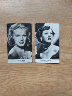 Filmsterren Movie Stars  Ciné  Echte Fotos 4 X  6 Cm   Belgian Chewing Gum   June Haver  D.Lamour - Otros & Sin Clasificación