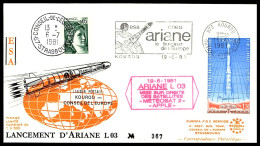 LANCEMENT D'ARIANE L03 - 19 JUIN 1981 - "Tirage Limité" - América Del Sur