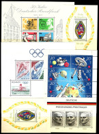 FEUILLETS ET BLOCS FEUILLETS ENTIERS MNH / ** - Lots & Kiloware (mixtures) - Max. 999 Stamps