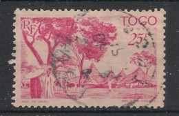 TOGO - 1947 - N°YT. 253 - Cases 25f - Oblitéré / Used - Usati