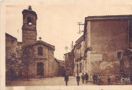 *CPA - 34 - SAINT JEAN DE VEDAS - Place De L'Eglise Et L'Ancien Puit (1 Et 2) - Andere & Zonder Classificatie