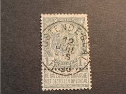 N 53  Afst./Obl.  " OSTENDE - QUAI "   Super Luxe !!! - 1893-1907 Wappen