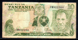 659-Tanzanie 10 Shilingi 1978 FW922 Sig.6 - Tanzania