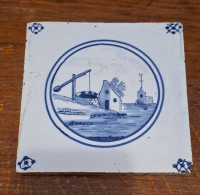 Carreau Delft Antique 13 Cm X 13 Cm. 4. - Delft (NLD)