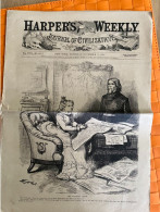 GIORNALE - HARPER'S WEEKLY - RIVISTA DI CIVILTÀ - NEW YORK 1873 - Andere & Zonder Classificatie