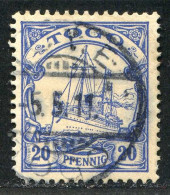 REF093 > COLONIES ALLEMANDE - TOGO < Yv N° 10 Ø < Oblitéré Dos Visible - Used Ø - Togo