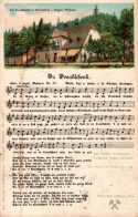 H2085 - Litho Anton Günther Liedkarte - Da Draakschänk ....Breitenbach Böhmen Erzgebirgisches Volkslied - Muziek En Musicus