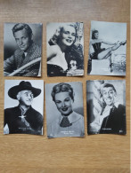Filmsterren Movie Stars  Ciné  Echte Fotos 6x8 Cm   Belgian Chewing Gum  Fernandel, Holden, Boyd, Mayo.. - Other & Unclassified