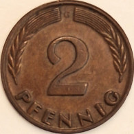 Germany Federal Republic - 2 Pfennig 1965 G, KM# 106 (#4513) - 2 Pfennig